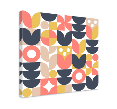 Geometrijska nordijska umjetnost na platnu - TenStickers