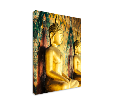 Budas perfil buddha zidno platno - TenStickers