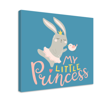 Bebe conejo frase mi princesa zidne slike za vrtić - TenStickers