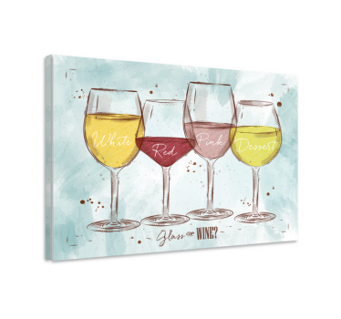 Rustico vino rustikalna platnena zidna umjetnost - TenStickers