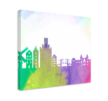 Slika na platnu gradova urbane siluete skyline - TenStickers