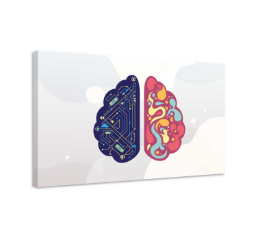 Slika na platnu voće dizajn dvojnog mozga - TenStickers