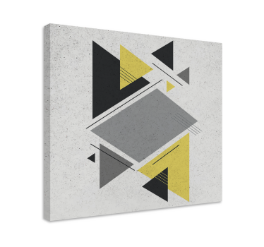 Slika na platnu geometrijski raspored oblika - TenStickers