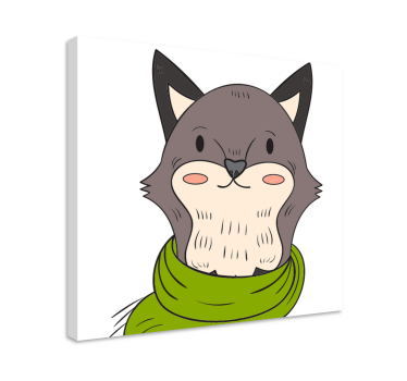 Slika na platnu životinje prijateljski lik - TenStickers