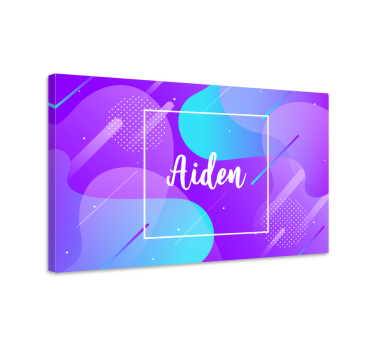 Slika na platnu abc i slova personalizirani dizajn imena - TenStickers