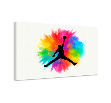 Michael jordan cool košarkaški kućni otisci platna - TenStickers
