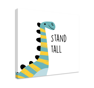 Slika na platnu dinosauri sretni dinosaur - TenStickers