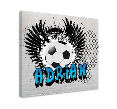 Slika na platnu sport s dizajnom inspiriranim nogometom - TenStickers