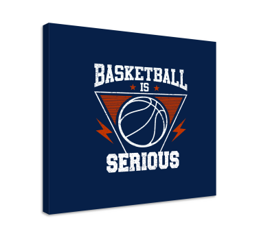 Slika na platnu sport košarka je ozbiljna - TenStickers