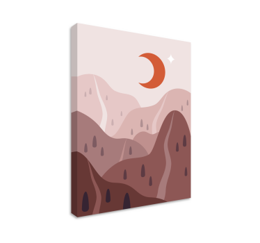 Slika na platnu krajolici planinskog terena - TenStickers