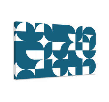 Slika na platnu geometrijski suvremena fuzija oblika - TenStickers