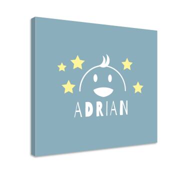 Slika na platnu djeca sretno lice lika - TenStickers