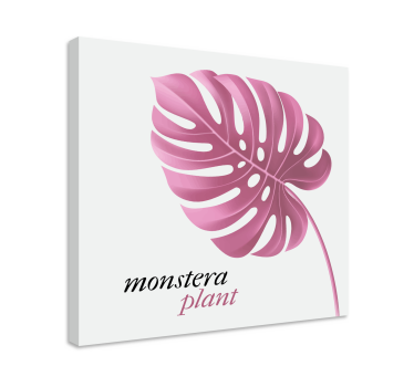 Slika na platnu cvijeće i biljke monstera biljka - TenStickers