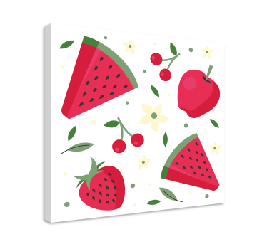 Slika na platnu voće osvježavajuća voćna poslastica - TenStickers