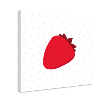 Slika na platnu voće jagodna radost - TenStickers