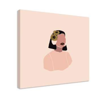 Slika na platnu ljudi i likovi elegantna žena portret - TenStickers