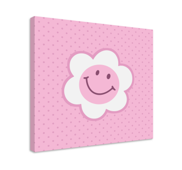 Slika na platnu jelen s osmijehom cvijeta - TenStickers
