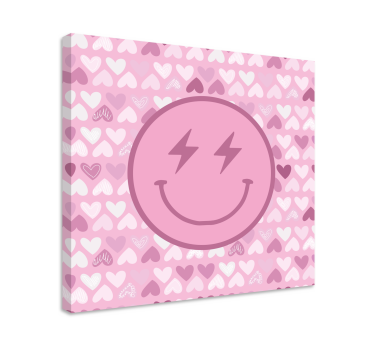 Slika na platnu motivacijski sretna lica ikona - TenStickers