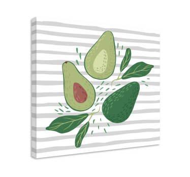 Slika na platnu voće avokado trio aranžman - TenStickers