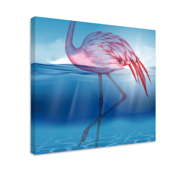 Slika na platnu ptica elegantni flamingo u pozi - TenStickers