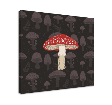 Print na platnu gljiva crvena muhara - TenStickers