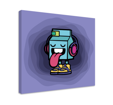 Print na platnu cool mliječni crtež - TenStickers