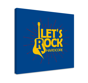 Slika na platnu muzika dizajn inspiriran gitarom - TenStickers