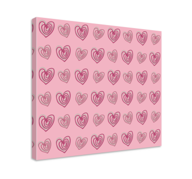 Slika na platnu motivacijski uz dizajn srca - TenStickers
