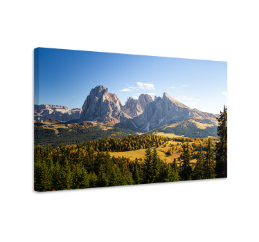 Slika na platnu krajolici veliki planinski pogled - TenStickers