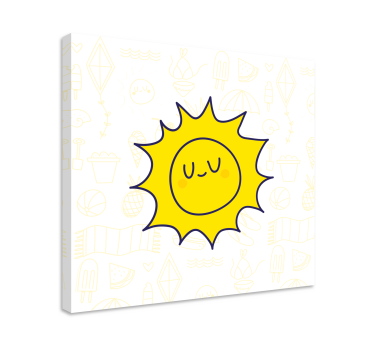 Slika na platnu sport sretno nasmijano lice - TenStickers