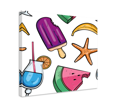 Slika na platnu voće voćne ljetne poslastice - TenStickers