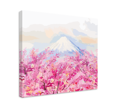 Slika na platnu cvijeće i biljke cvjetanje mount fuji - TenStickers