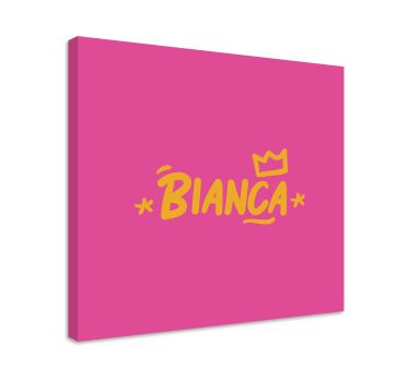 Slika na platnu abc i slova kreativni prikaz imena - TenStickers