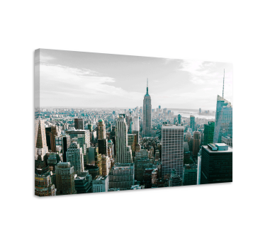 Slika na platnu gradova pogled na horizont new yorka - TenStickers