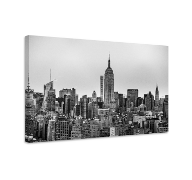 Slika na platnu gradova silueta new yorka - TenStickers
