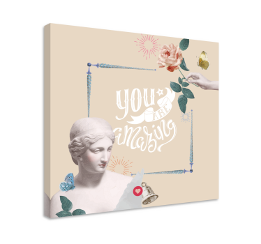 Slika na platnu citati ti si nevjerojatan - TenStickers