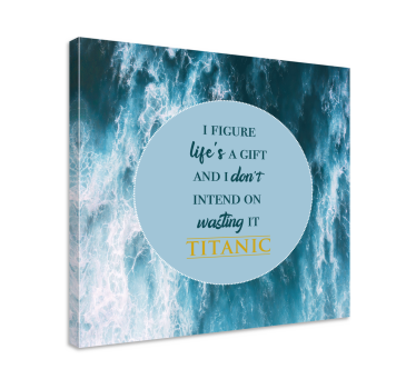 Slika na platnu citati inspirativan životni citat - TenStickers