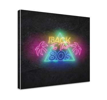 Slika na platnu citati neon retro izreka - TenStickers