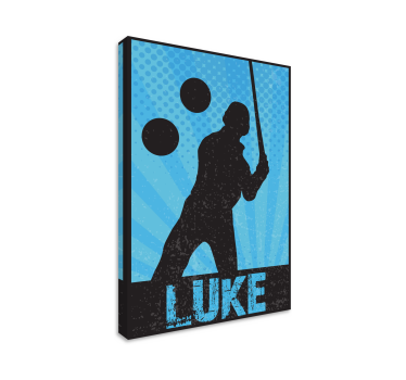 Slika na platnu sport dinamična silueta sportaša - TenStickers
