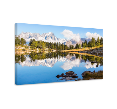 Slika na platnu krajolici odrasla planinska refleksija - TenStickers