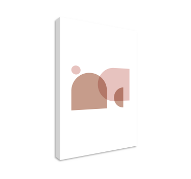 Slika na platnu geometrijski minimalističke apstraktne forme - TenStickers