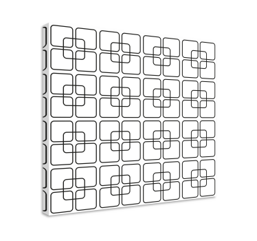 Slika na platnu geometrijski složeni kvadratni uzorak - TenStickers