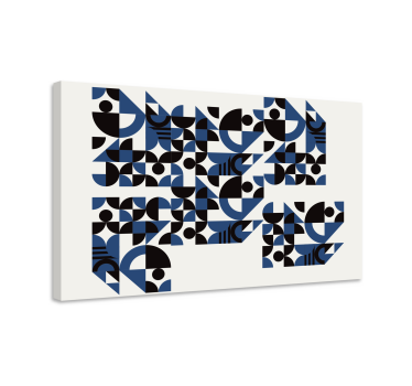Slika na platnu geometrijski dinamični uzorci - TenStickers