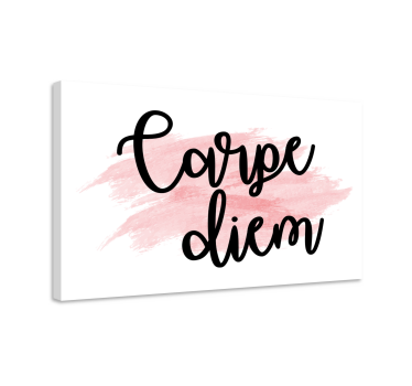 Slika na platnu citati carpe diem inspiracija - TenStickers