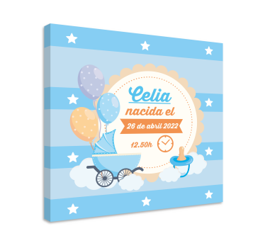 Slika na platnu vrtić proslava dolaska bebe - TenStickers