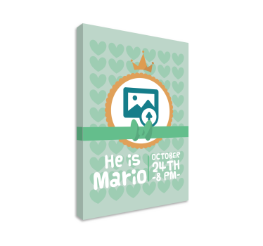 Slika na platnu vrtić on je mario - TenStickers