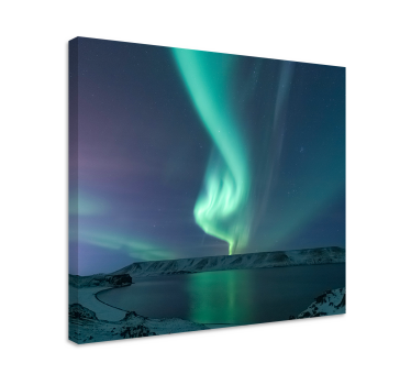 Slika na platnu krajolici prikaz aurora borealis - TenStickers