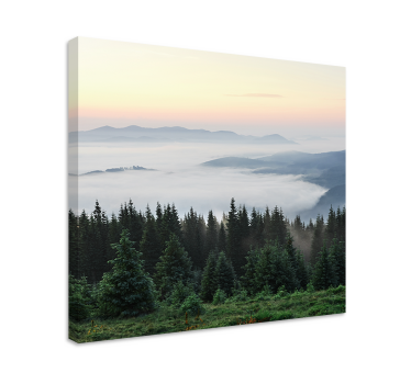 Slika na platnu krajolici mirna planinska panorama - TenStickers