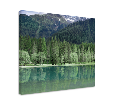 Slika na platnu krajolici odsjaj mirnih planina - TenStickers