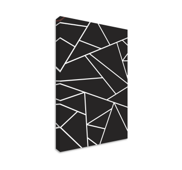 Slika na platnu geometrijski apstraktni kutni raspored - TenStickers